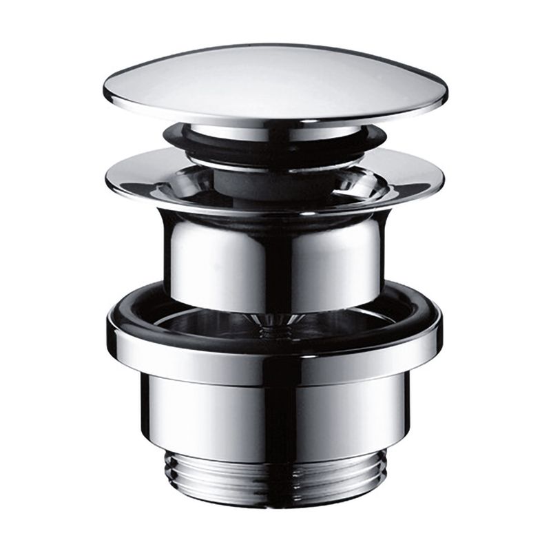 Hansgrohe Ablaufgarnitur Push Open chrom, Messing, ohne Kipphebel