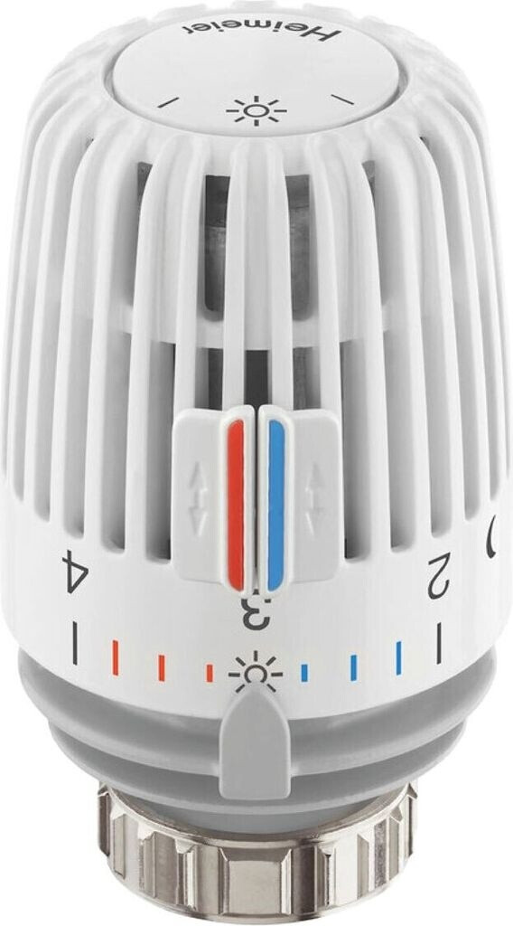 HEIMEIER Thermostat-Kopf K, mit einge bautem Fuehler, weiss